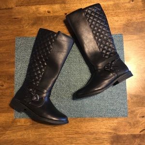 NWOT Kohl’s Carrie Tall Riding Boots SZ 4 Black